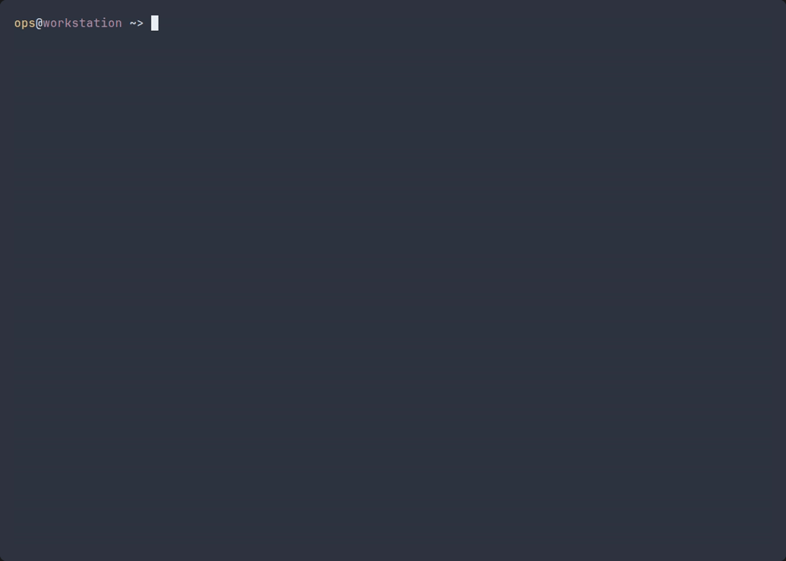 one aliases.sh overlay, used in a bash session on a debian container and a fish session on an alpine container